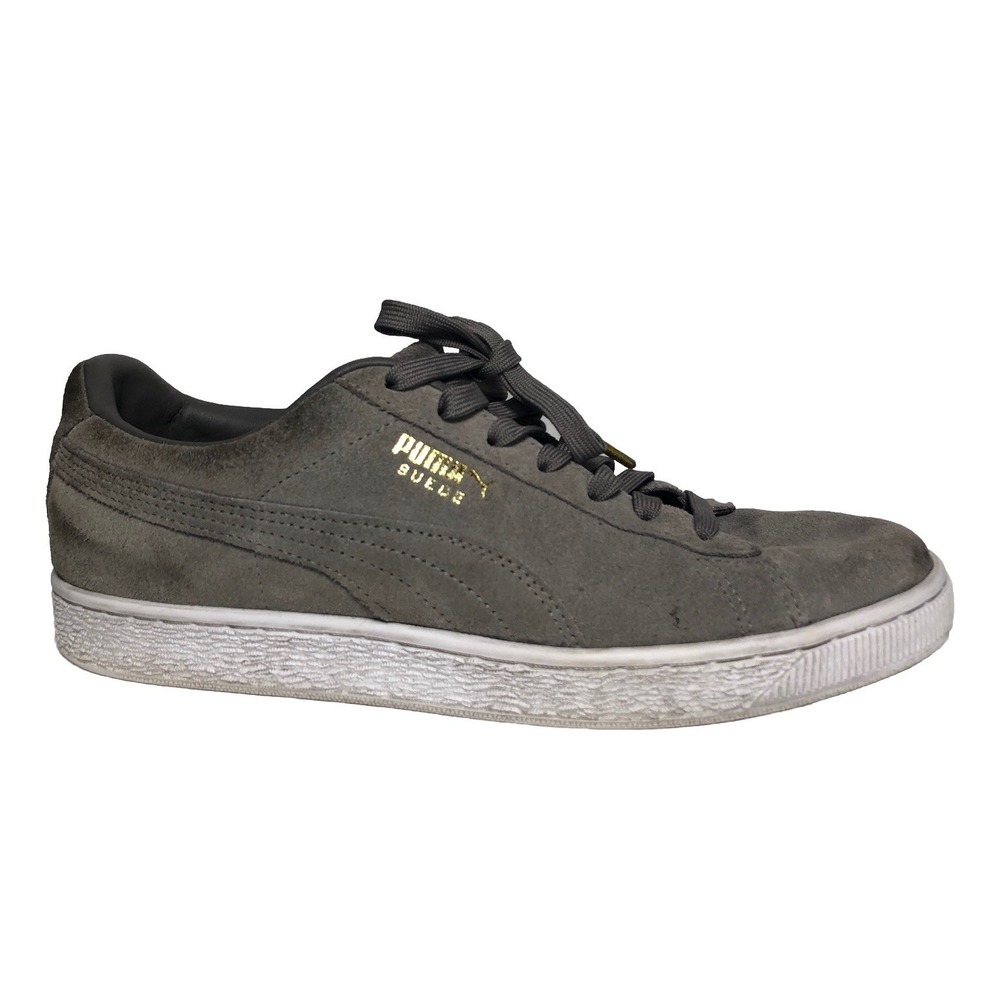 PUMA x TMC Hussle Way Charcoal Gray‎ Suede Sneakers Men's 9.5 Pre-Owned